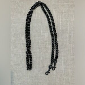 Coach Dinky Chain Strap. Dark Gunmetal. Brand new without tags.